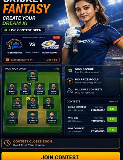 Rs9pro (rs 9 pro) fantasy cricket & matchday visual 3